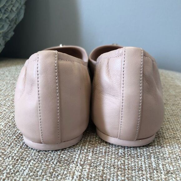EUC Kate Spade Pale Vellum (Light Pink) Leather Keaton Ballet Flats Shoes Sz 9 M - Picture 7 of 12